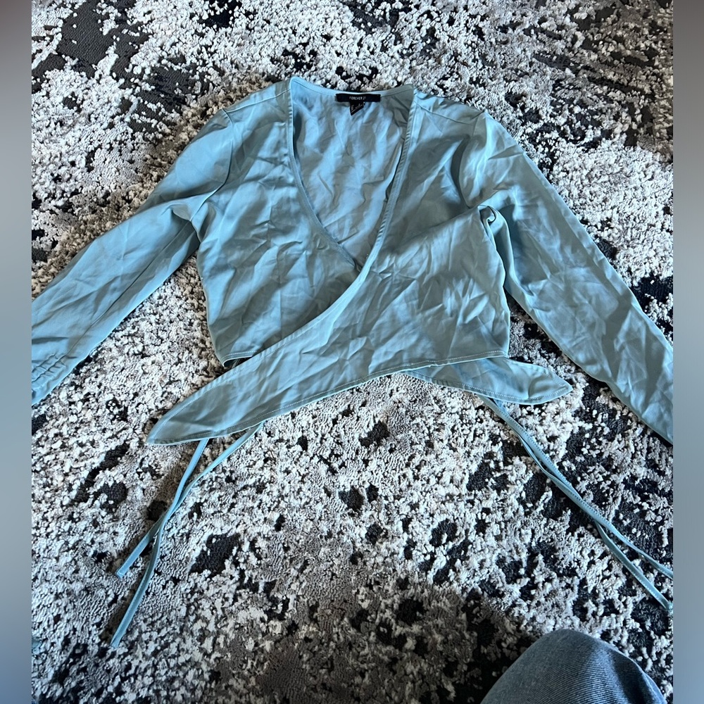 Blue forever 21 top